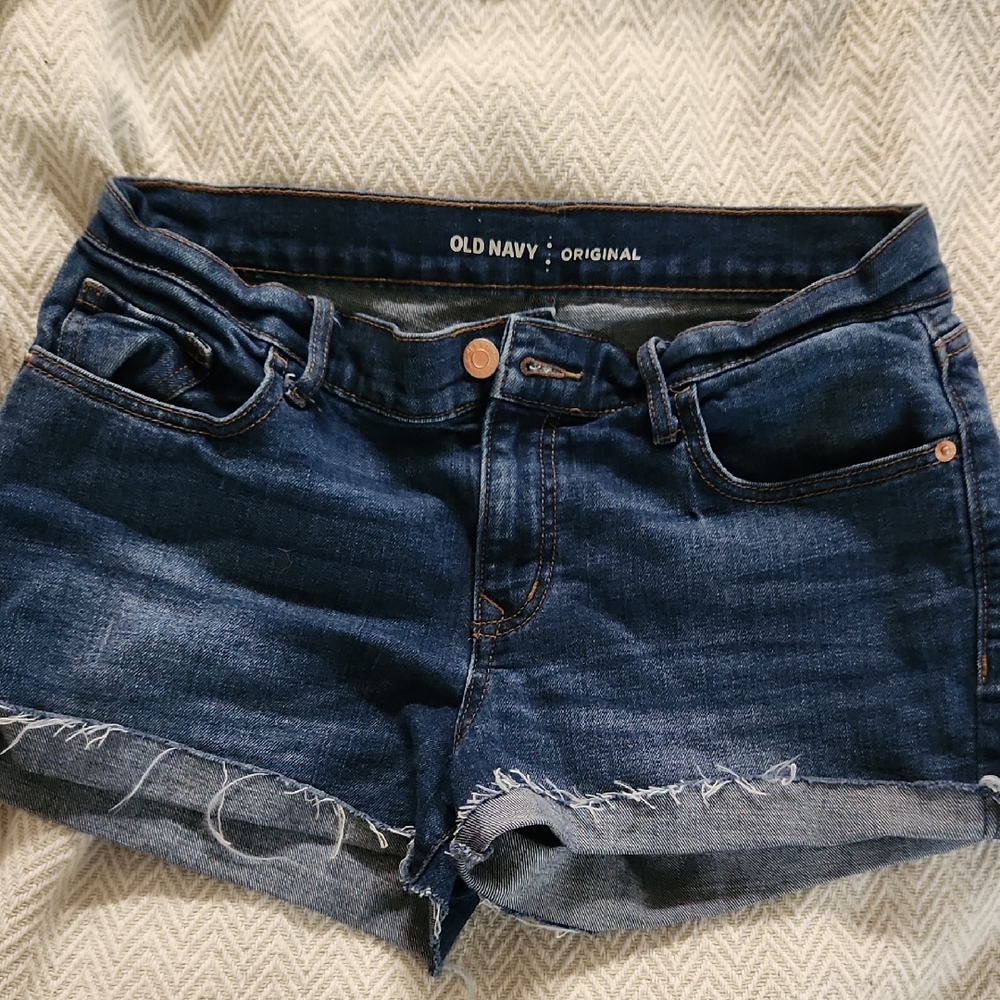 Old Navy Dark Blue Jean Shorts